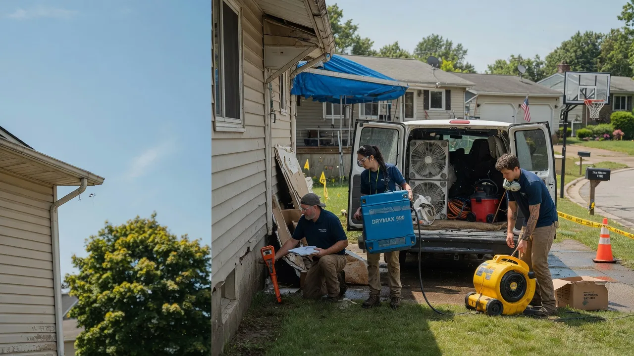 Ceiling Leak Cleanup in Stafford, NY near me