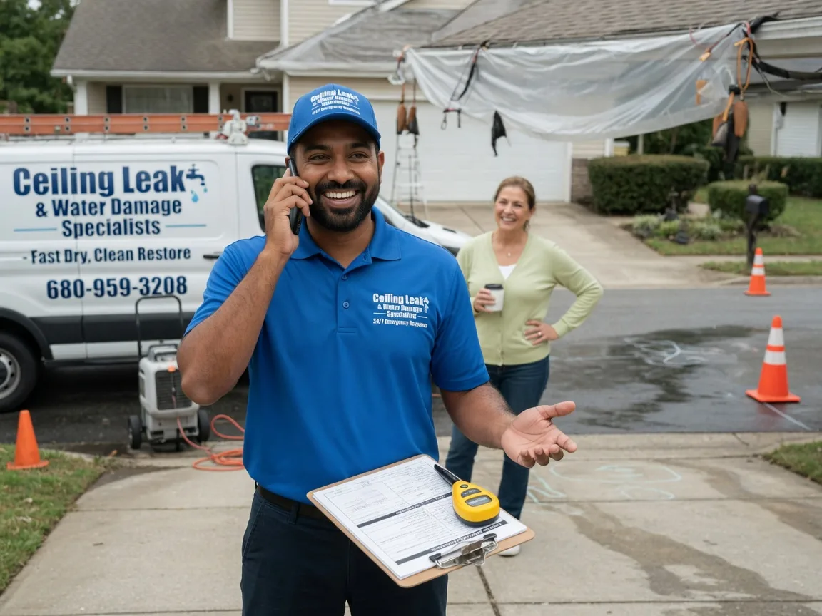 Ceiling Leak Cleanup Stafford, NY FAQs